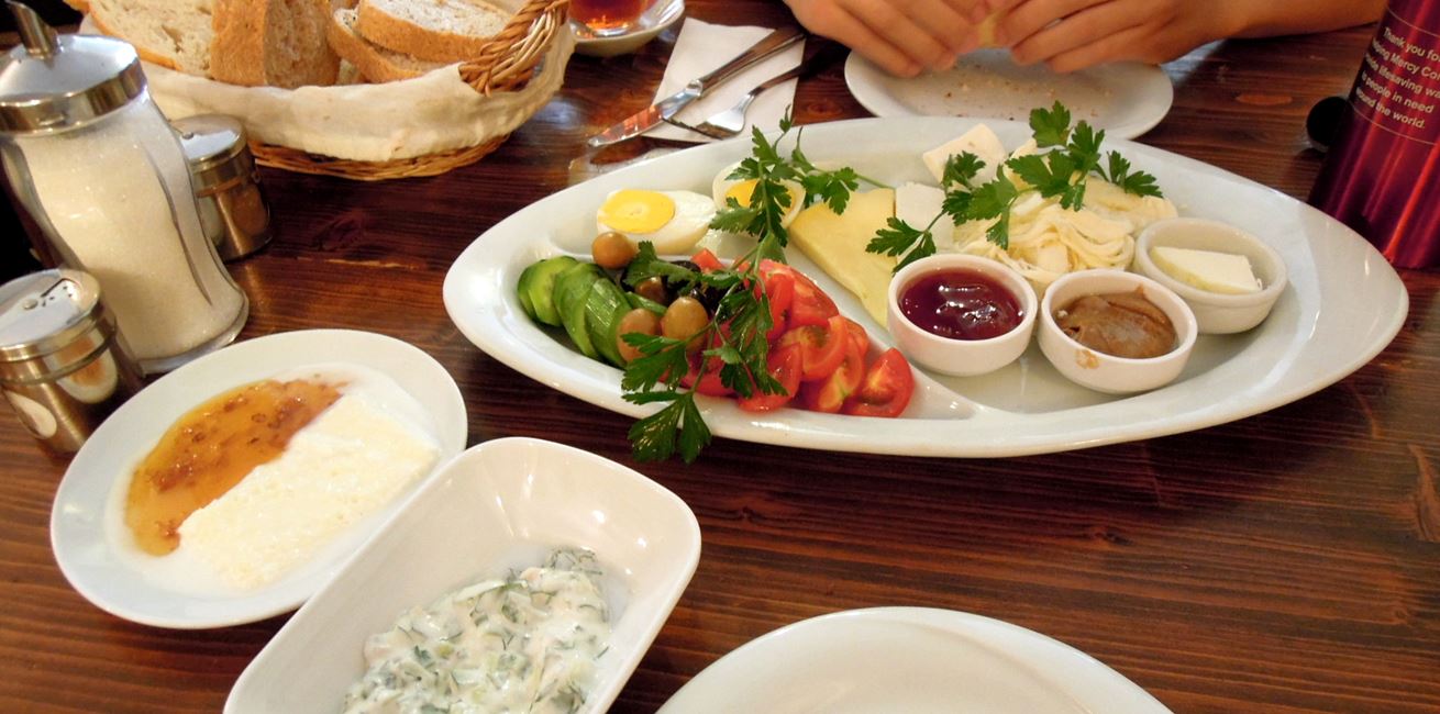 Turkish food is fresh and full of flavour